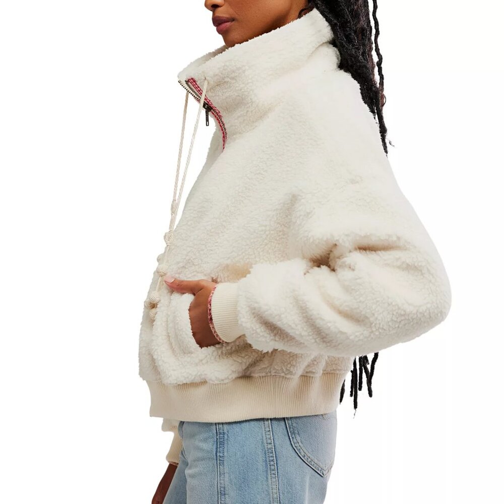 Free People Alpine Sherpa Cardi
